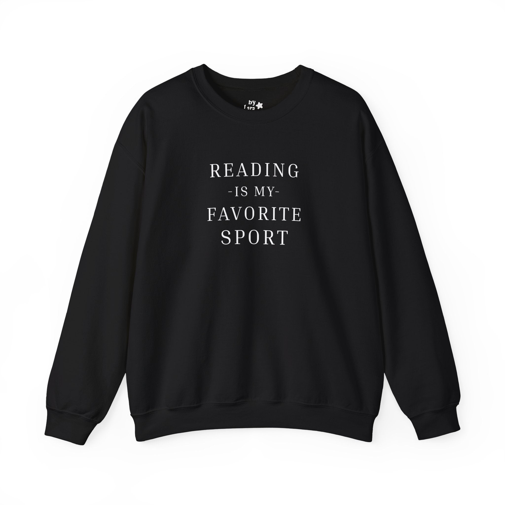 Reading Is My Favorite Sport Printed Crewneck Sweatshirt