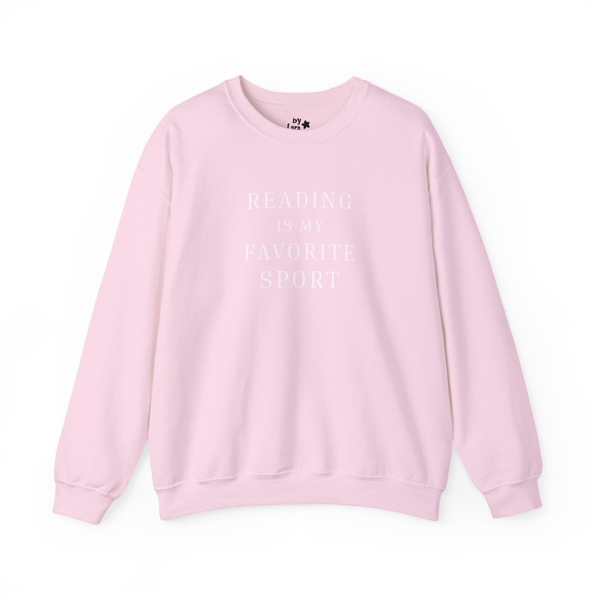 Reading Is My Favorite Sport Printed Crewneck Sweatshirt
